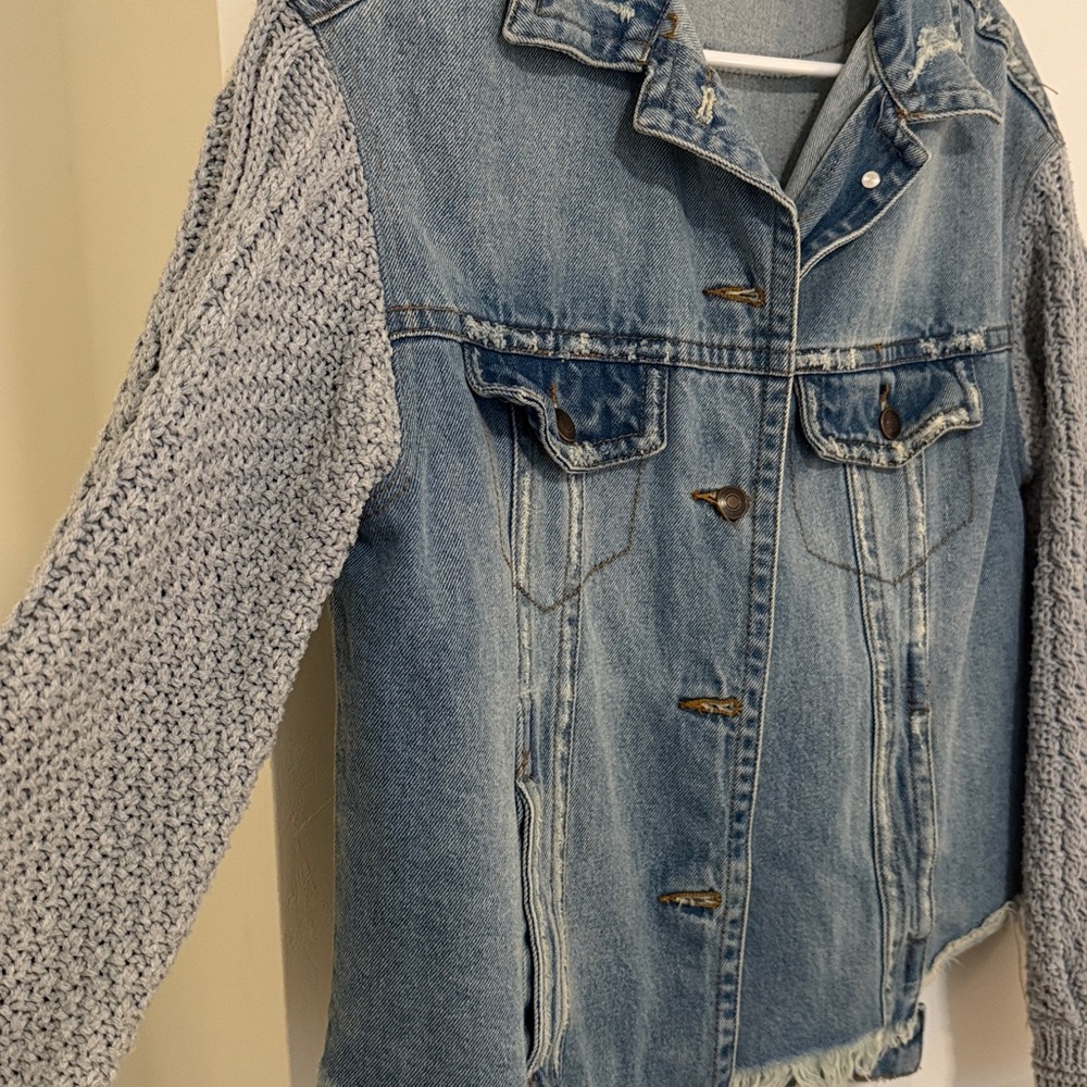 Heartloom Distressed Denim Jacket - Picture 3 of 4